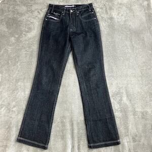 Vintage Y2K Pepe Jeans Womens 26 Dark Wash Contrast‎ Stitching Bootcut